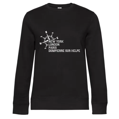 Weltstadt Dompierre sur helpe Sweat Frauen Queen Crew Neck