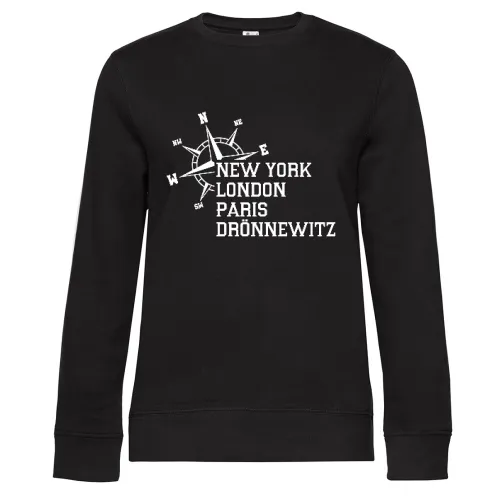 Weltstadt Drönnewitz Sweat Frauen Queen Crew Neck
