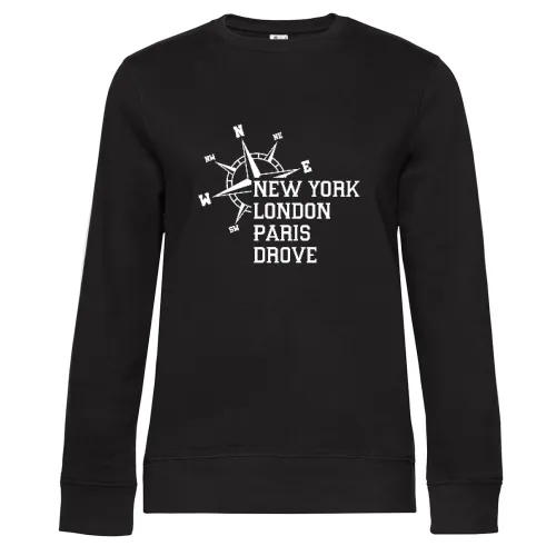 Weltstadt Drove Sweat Frauen Queen Crew Neck