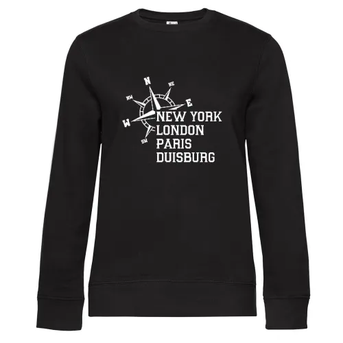 Weltstadt Duisburg Sweat Frauen Queen Crew Neck