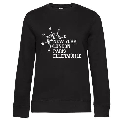 Weltstadt Ellermühle Sweat Frauen Queen Crew Neck
