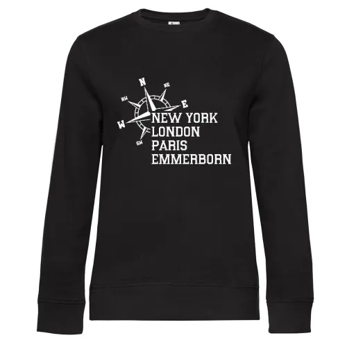 Weltstadt Emmerborn Sweat Frauen Queen Crew Neck