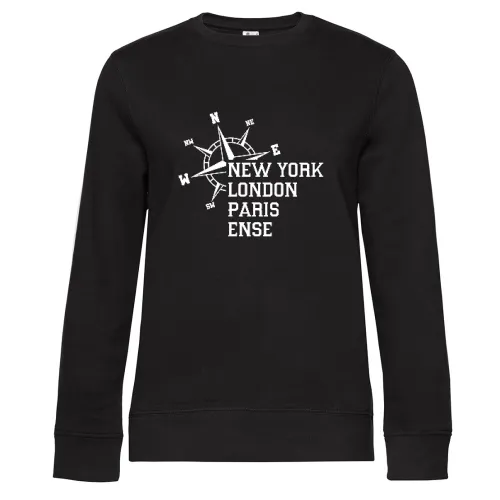 Weltstadt Ense Sweat Frauen Queen Crew Neck