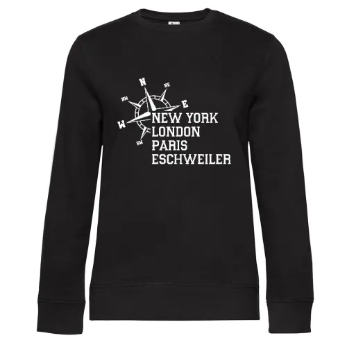 Weltstadt Eschweiler Sweat Frauen Queen Crew Neck
