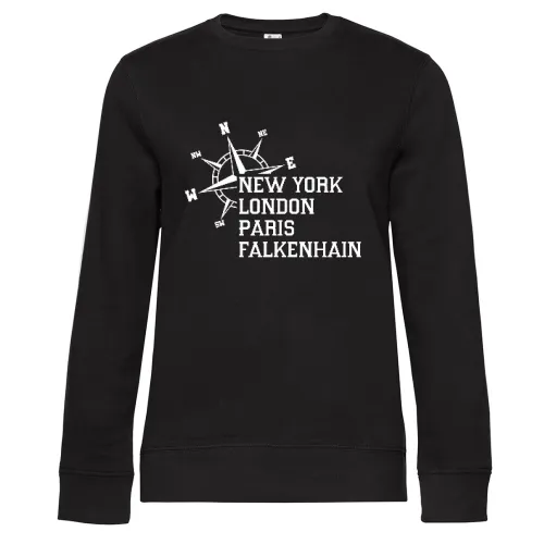 Weltstadt Falkenhain Sweat Frauen Queen Crew Neck