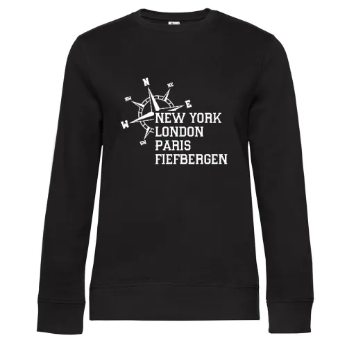 Weltstadt Fiefbergen Sweat Frauen Queen Crew Neck