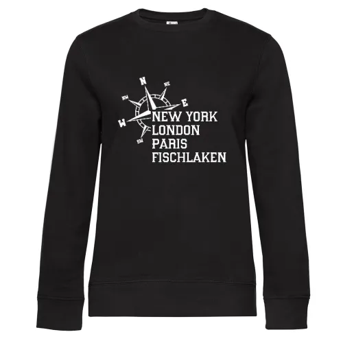 Weltstadt Fischlaken Sweat Frauen Queen Crew Neck