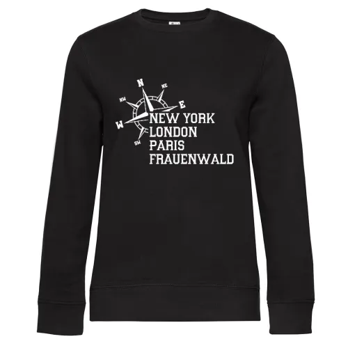 Weltstadt Frauenwald Sweat Frauen Queen Crew Neck