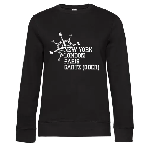 Weltstadt Gartz (Oder) Sweat Frauen Queen Crew Neck