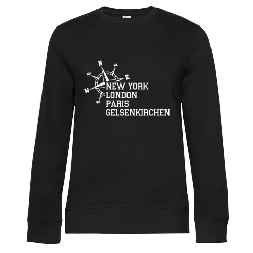 Weltstadt Gelsenkirchen Sweat Frauen Queen Crew Neck