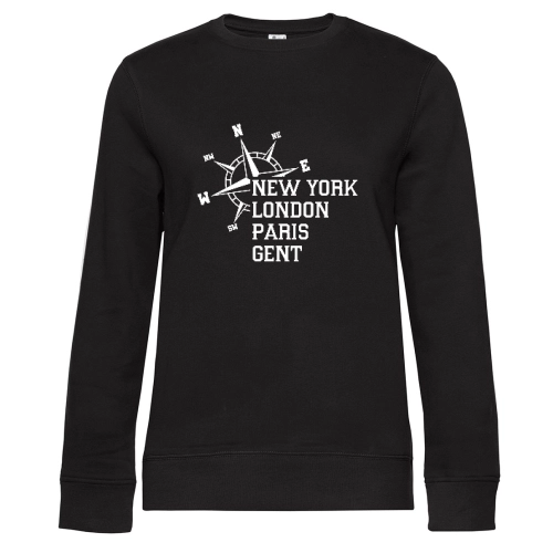 Weltstadt gent Sweat Frauen Queen Crew Neck