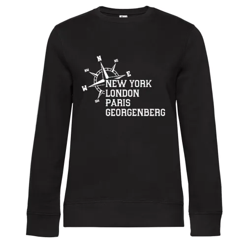 Weltstadt Georgenberg Sweat Frauen Queen Crew Neck