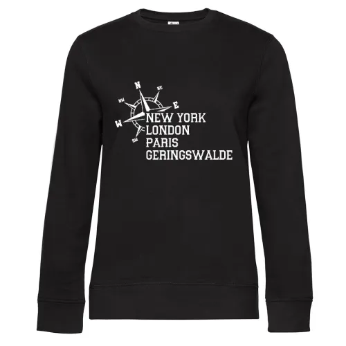 Weltstadt Geringswalde Sweat Frauen Queen Crew Neck
