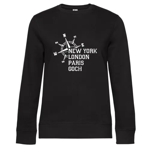 Weltstadt Goch Sweat Frauen Queen Crew Neck