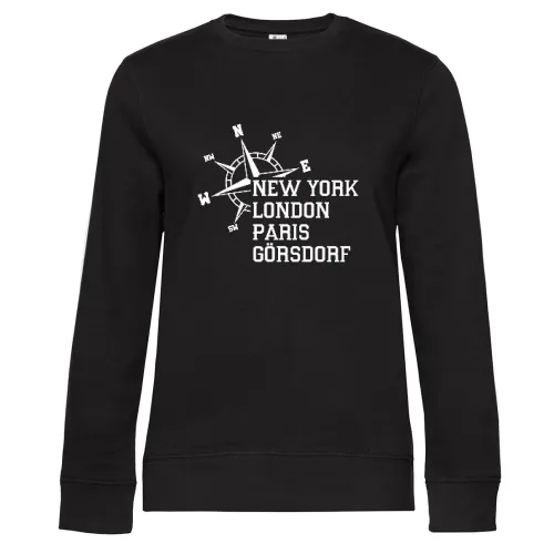 Weltstadt Görsdorf Sweat Frauen Queen Crew Neck