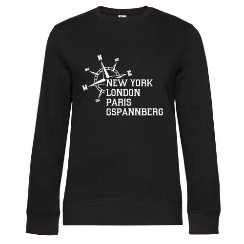 Weltstadt Gspannberg Sweat Frauen Queen Crew Neck