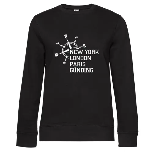 Weltstadt Günding Sweat Frauen Queen Crew Neck