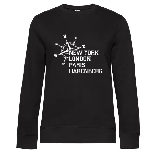 Weltstadt Harenberg Sweat Frauen Queen Crew Neck