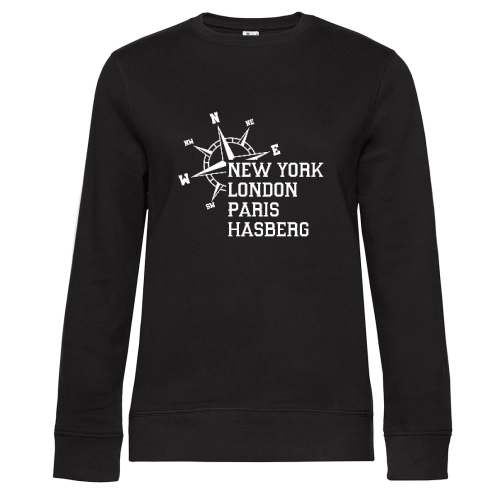 Weltstadt Hasberg Sweat Frauen Queen Crew Neck
