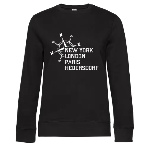 Weltstadt Hedersdorf Sweat Frauen Queen Crew Neck