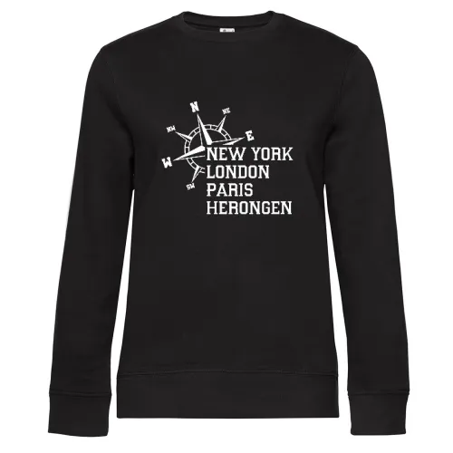 Weltstadt Herongen Sweat Frauen Queen Crew Neck