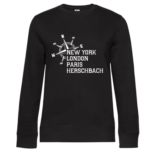 Weltstadt Herschbach Sweat Frauen Queen Crew Neck