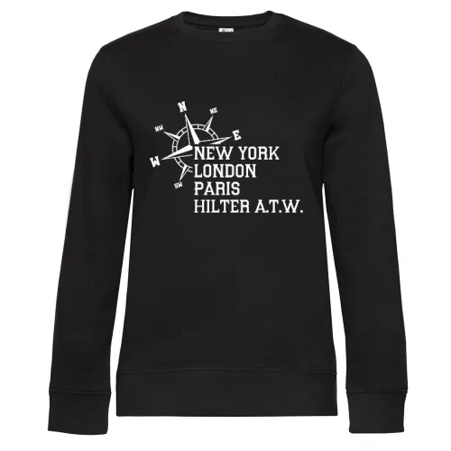 Weltstadt Hilter a.T.W. Sweat Frauen Queen Crew Neck