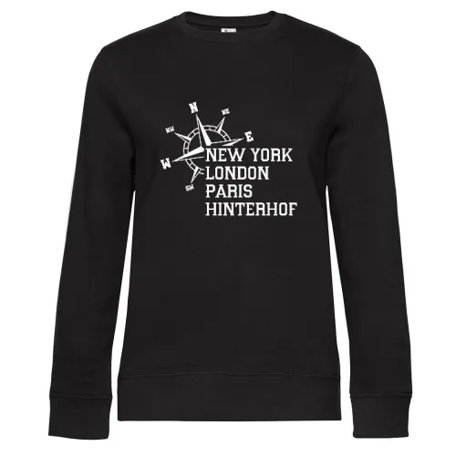 Weltstadt Hinterhof Sweat Frauen Queen Crew Neck