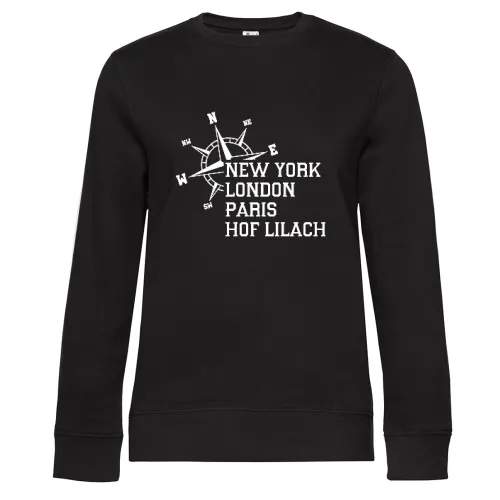 Weltstadt Hof Lilach Sweat Frauen Queen Crew Neck