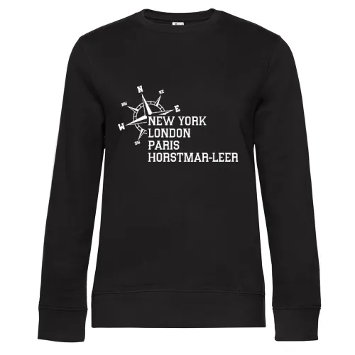 Weltstadt Horstmar-Leer Sweat Frauen Queen Crew Neck