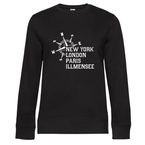 Weltstadt Illmensee Sweat Frauen Queen Crew Neck