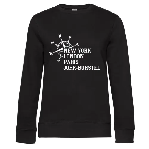 Weltstadt Jork-Borstel Sweat Frauen Queen Crew Neck