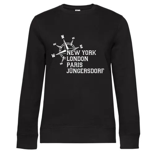 Weltstadt Jüngersdorf Sweat Frauen Queen Crew Neck