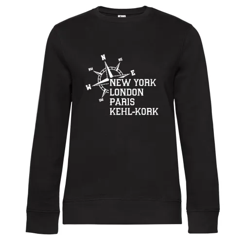 Weltstadt Kehl-Kork Sweat Frauen Queen Crew Neck