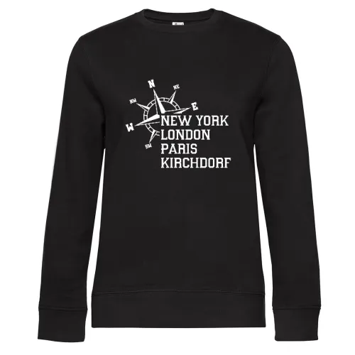 Weltstadt Kirchdorf Sweat Frauen Queen Crew Neck