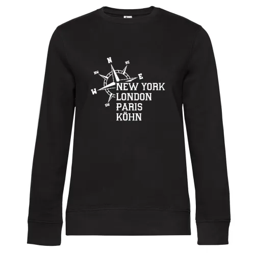 Weltstadt Köhn Sweat Frauen Queen Crew Neck