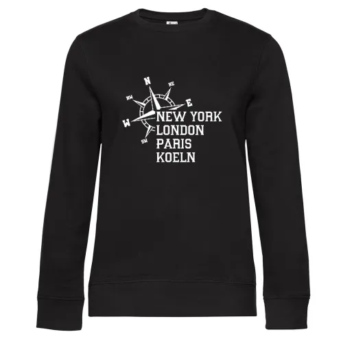 Weltstadt Koeln Sweat Frauen Queen Crew Neck