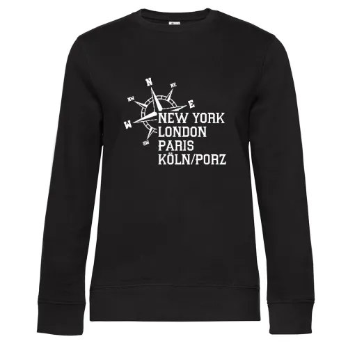 Weltstadt Köln/Porz Sweat Frauen Queen Crew Neck