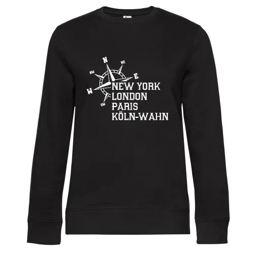 Weltstadt Köln-Wahn Sweat Frauen Queen Crew Neck