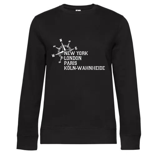 Weltstadt Köln-Wahnheide Sweat Frauen Queen Crew Neck