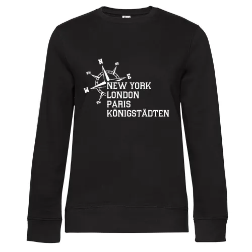Weltstadt Königstädten Sweat Frauen Queen Crew Neck