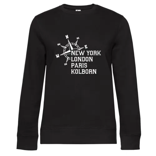 Weltstadt Kolborn Sweat Frauen Queen Crew Neck