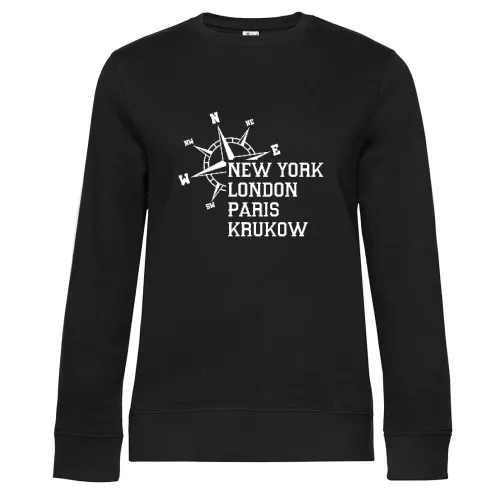 Weltstadt Krukow Sweat Frauen Queen Crew Neck