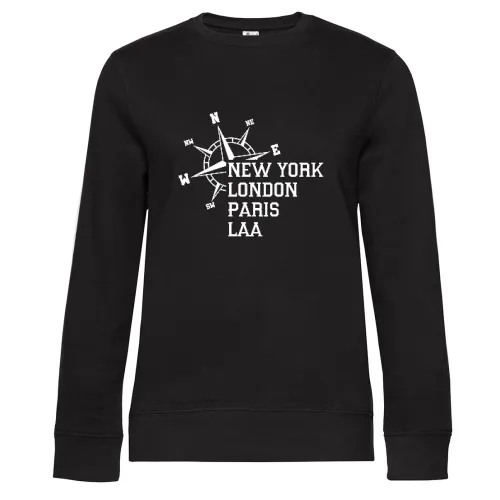 Weltstadt Laa Sweat Frauen Queen Crew Neck