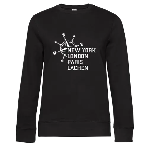 Weltstadt Lachen Sweat Frauen Queen Crew Neck
