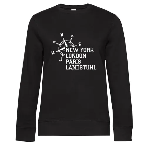 Weltstadt Landstuhl Sweat Frauen Queen Crew Neck