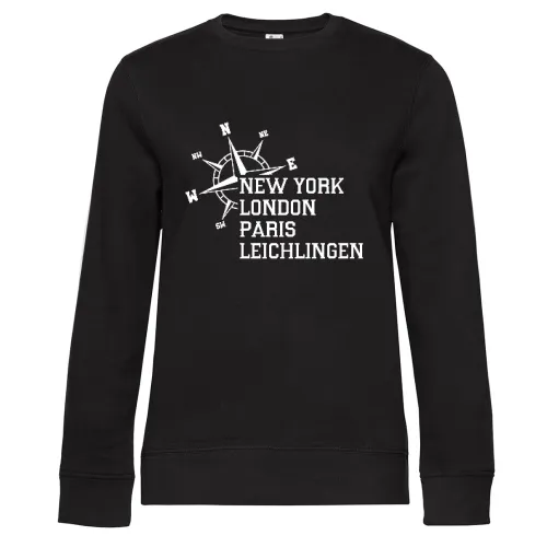 Weltstadt Leichlingen Sweat Frauen Queen Crew Neck