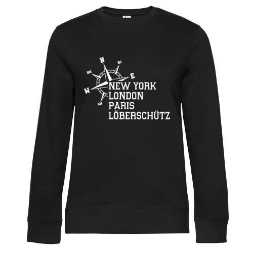 Weltstadt Löberschütz Sweat Frauen Queen Crew Neck