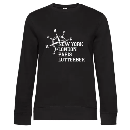Weltstadt Lutterbek Sweat Frauen Queen Crew Neck