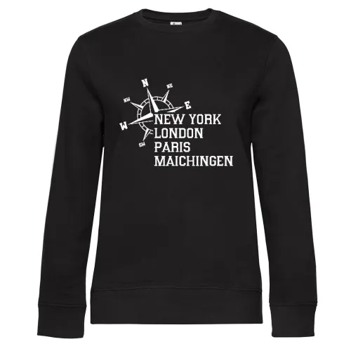 Weltstadt Maichingen Sweat Frauen Queen Crew Neck
